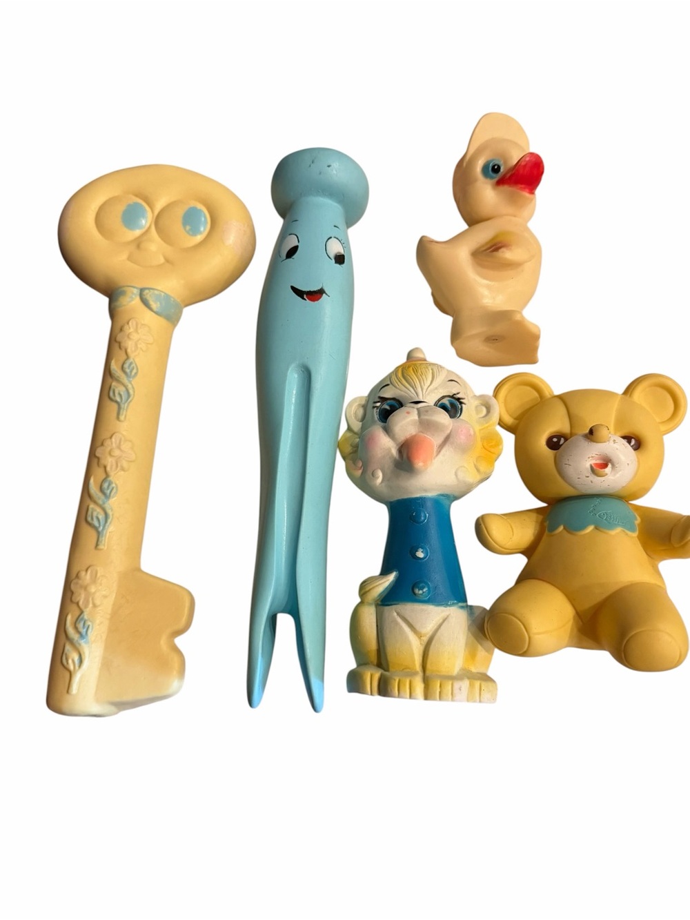 Vintage Squeaky Rubber Baby Toys Lot - Picture 4 of 5